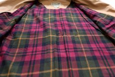 画像5: L.L.Bean タータンチェック ネルライナー ダック地 フィールドコート 茶 XL-T★ジャケット ハンティング (5)