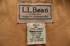 画像4: L.L.Bean タータンチェック ネルライナー ダック地 フィールドコート 茶 XL-R★B ジャケット ハンティング (4)