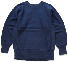 画像2: 90s メキシコ製 Championチャンピオン ワンポイント リバースウィーブ スウェット 紺 M★192 (2)