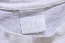 画像4: 90s ミニー マウス ラメプリント コットンTシャツ 白 (4)