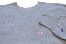 画像3: 90s メキシコ製 Championチャンピオン ワンポイント リバースウィーブ スウェット グレー M★207 (3)