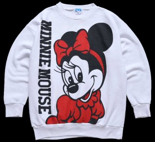 80s USA製 Disneyディズニー MINNIE MOUSE ミニー マウス 両面プリント 