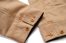 画像6: L.L.Bean タータンチェック ネルライナー ダック地 フィールドコート 茶 XL-T★ジャケット ハンティング (6)