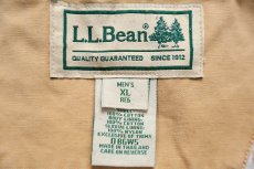 画像4: L.L.Bean 総柄 コットンライナー ダック地 フィールドコート タン XL-R★ジャケット ハンティング (4)