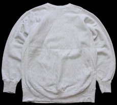 画像2: 90s メキシコ製 Championチャンピオン NOTRE DAME リバースウィーブ スウェット 杢グレー XXL★特大 (2)