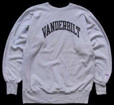 画像1: 90s メキシコ製 Championチャンピオン VANDERBILT リバースウィーブ スウェット グレー XXL★特大 (1)