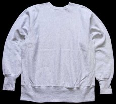画像2: 90s メキシコ製 Championチャンピオン ワンポイント リバースウィーブ スウェット 杢グレー L★226 (2)