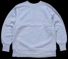 画像2: 90s メキシコ製 Championチャンピオン WISCONSIN アップリケ リバースウィーブ スウェット 杢グレー L (2)