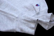 画像6: 90s メキシコ製 Championチャンピオン WISCONSIN アップリケ リバースウィーブ スウェット 杢グレー L (6)