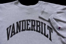 画像3: 90s メキシコ製 Championチャンピオン VANDERBILT リバースウィーブ スウェット グレー XXL★特大 (3)