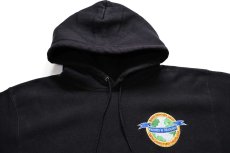画像3: 00s Championチャンピオン Bunkyo University Japan 刺繍 リバースウィーブ スウェットパーカー 黒★フーディー (3)
