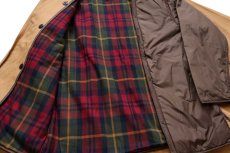 画像6: L.L.Bean タータンチェック PRIMALOFTプリマロフト ライナー付き ダック地 フィールドコート 茶 M-R★ジャケット ハンティング (6)
