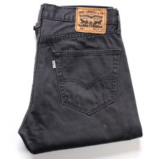 画像1: Levi'sリーバイス 505 コットンツイルパンツ 薄黒 W32 L34★SDP4678 (1)