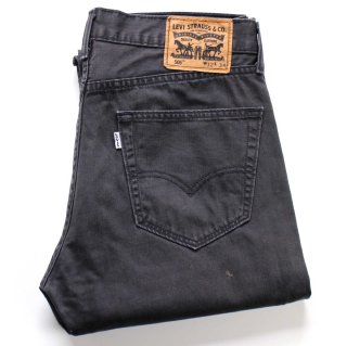 80s USA製 Levi'sリーバイス 505 黒カン デニムパンツ w32 L34