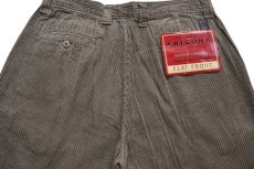 画像5: デッドストック★00s ARIZONA JEAN コットン 太畝 コーデュロイパンツ グレーベージュ W34 L30 (5)