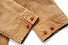 画像8: L.L.Bean タータンチェック PRIMALOFTプリマロフト ライナー付き ダック地 フィールドコート 茶 M-R★ジャケット ハンティング (8)