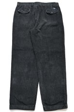 画像3: 00s DOCKERSドッカーズ ツータック スラックス コットン コーデュロイパンツ 薄黒 W38 L32★Levi'sリーバイス (3)