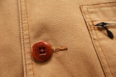 画像7: L.L.Bean タータンチェック PRIMALOFTプリマロフト ライナー付き ダック地 フィールドコート 茶 M-R★ジャケット ハンティング (7)