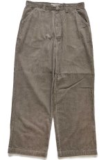 画像2: デッドストック★00s ARIZONA JEAN コットン 太畝 コーデュロイパンツ グレーベージュ W34 L30 (2)