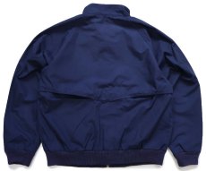 画像2: 90s EddieBauerエディーバウアー G9タイプ タータンチェックライナー ハリントンジャケット 紺 M (2)