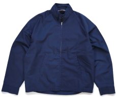 画像1: 70s SPORTSMASTER 無地 ジャケット 紺 M (1)