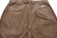 画像5: 90s ポロ ラルフローレン ANDREW PANT ツータック 太畝 コーデュロイパンツ ブラウン W38 L30 (5)