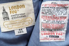 画像4: 70s LONDON FOG by REEVES BA刺繍 ジャケット ブルーグレー 44 REG (4)