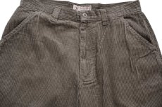 画像4: デッドストック★00s ARIZONA JEAN コットン 太畝 コーデュロイパンツ グレーベージュ W34 L30 (4)