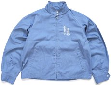 画像1: 70s LONDON FOG by REEVES BA刺繍 ジャケット ブルーグレー 44 REG (1)