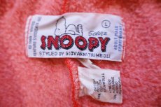 画像6: 80s イタリア製 SNOOPY スヌーピー TENNIS スウェットパンツ ピンク L (6)
