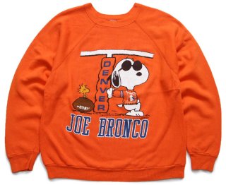 80s ARTEX スヌーピー JOE HUSKIE コットン フットボールTシャツ 赤