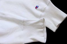 画像7: 90s USA製 Championチャンピオン DOLL AUTHENTIC CLOTHES 刺繍 リバースウィーブ スウェット 白 L (7)