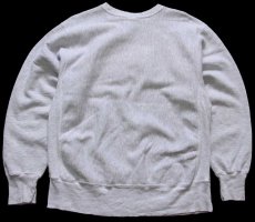 画像2: 90s メキシコ製 Championチャンピオン フラタニティ アップリケ リバースウィーブ スウェット 杢グレー L (2)