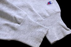 画像6: 90s メキシコ製 Championチャンピオン U.S. SKIING COLORADO 星条旗 刺繍 リバースウィーブ スウェット 杢グレー L (6)