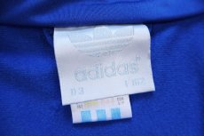 画像4: 90s adidasアディダス トレフォイル ロゴ刺繍 トラックジャケット 青×白 M★ジャージ (4)