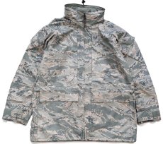 画像1: 00s 米軍 USAF APECS ABU デジタル タイガーカモ GORE-TEX ゴアテックスパーカー M-L (1)