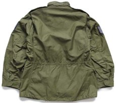 画像2: 70s 米軍 U.S.AIR FORCE パッチ付き M-65 フィールドジャケット オリーブグリーン M-R (2)