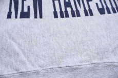 画像5: 00s メキシコ製 Championチャンピオン UNIVERSITY OF NEW HAMPSHIRE リバースウィーブ スウェット 杢グレー XL (5)