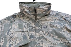 画像3: 00s 米軍 USAF APECS ABU デジタル タイガーカモ GORE-TEX ゴアテックスパーカー M-L (3)