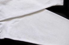 画像6: 90s USA製 Championチャンピオン DOLL AUTHENTIC CLOTHES 刺繍 リバースウィーブ スウェット 白 L (6)
