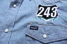 画像4: Wranglerラングラー MS709CH DALZELL 243 Ron 刺繍 コットン シャンブレー ウエスタンシャツ XL (4)