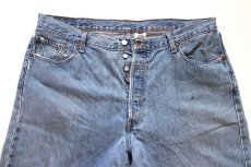 画像4: 00s Levi'sリーバイス 501 ダメージ デニムパンツ W42 L32★SDP4686 (4)