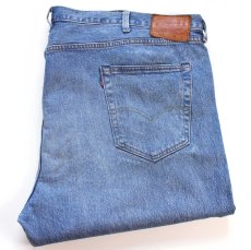 画像1: LEVI'Sリーバイス PREMIUM 501 BIGE USED加工 ストレッチ デニムパンツ W50★SDP4679 超特大 (1)