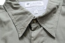 画像7: 00s Columbiaコロンビア PFG コットン フィッシングシャツ グレー XXL★特大 (7)