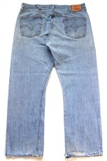 画像3: 00s Levi'sリーバイス 501 ダメージ デニムパンツ W42 L32★SDP4686 (3)