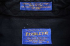 画像4: 00s メキシコ製 PENDLETONペンドルトン タータンチェック エルボーパッチ付き ウールシャツ L★72 (4)