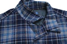 画像3: 00s メキシコ製 PENDLETONペンドルトン タータンチェック オープンカラー ウールシャツ XL★ボードシャツ (3)
