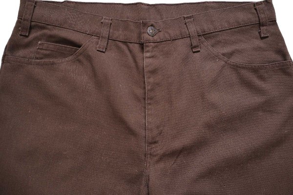 80s USA製 Levi'sリーバイス 517 STA-PRESTスタプレ ピケパンツ 焦げ茶