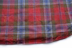 画像6: 00s メキシコ製 PENDLETONペンドルトン LODGE SHIRT AUTHENTIC MACLEAN MUTED TARTAN タータンチェック リペア ウールシャツ XXL-L★特大 (6)