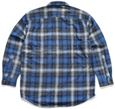 画像2: メキシコ製 PENDLETONペンドルトン LODGE SHIRT オンブレチェック ウールシャツ L★19 (2)